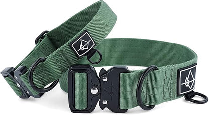 Made to ROAM Premium Dog Collar - Adjustable Heavy Duty Nylon Collar with Quick-Release Metal Buckle (Oregon Haze, Classic Size 5)