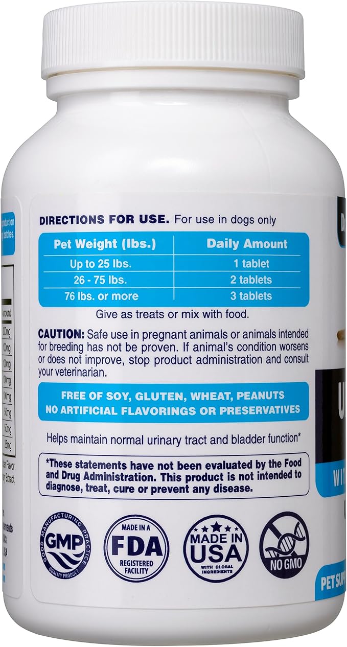 Dog UTI Treatment, More Complete Urinary Tract Infection Treatment. More Potent UTI Medicine vs. Cranberry Pills Thanks to Hibiscus. for Dog Bladder Infection, USA