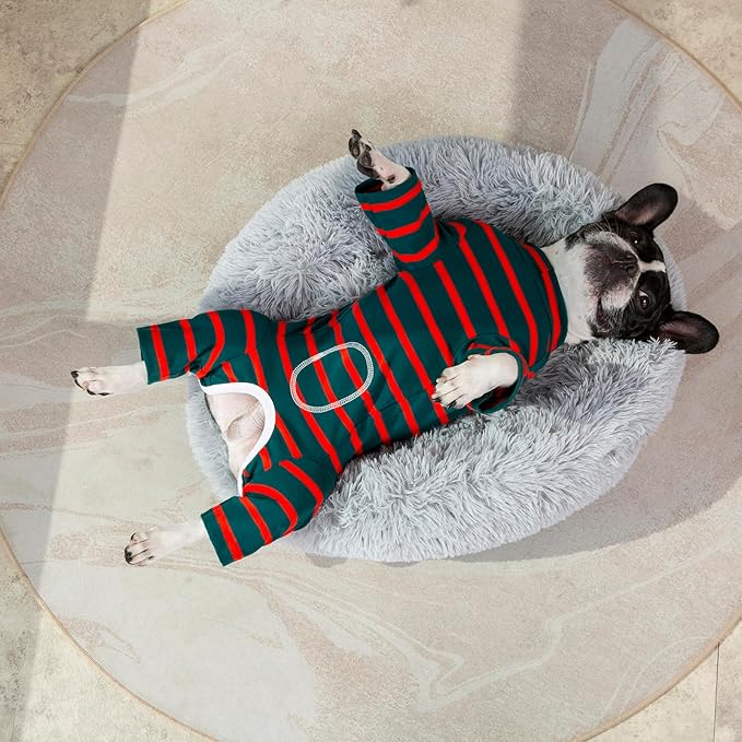 Post Surgery Dog Shirt - Male/Female, Anti-Licking Dog Snugly Onesie, E-Collar Alternative