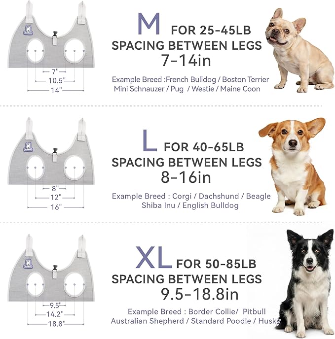 Loflaze Dog Grooming Hammock Harness for Dogs & Cats with Pet Nail Clipper Trimmer - Cat Hanger Sling for Trimming Clipping Nails- Dog Hammock Restraint Bag for Small Medium Large pet （ Purple L）