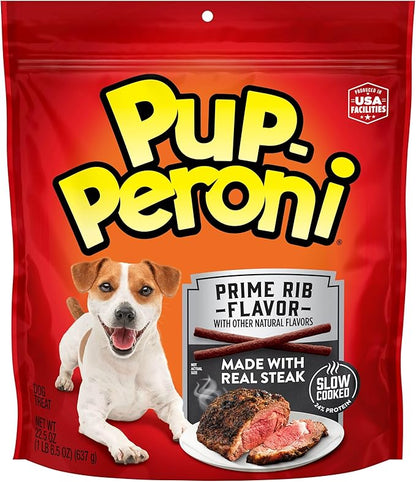 Pup-Peroni Prime Rib Flavor Dog Treats, 22.5 Oz. Bag
