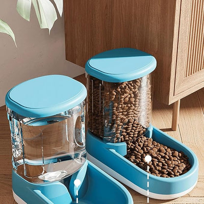 Transparent Pet Feeding Bowl Dog Feeder Small Dog Drinking Bowl Large Capacity Antislip Water Dispenser Pet Supply