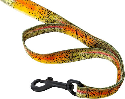 Wolfgang Heavy Duty Dog Leash, Pull-Tested for Walking & Training, CutBow Print, Dual Handle Large