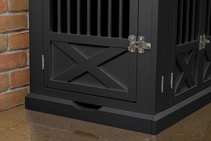 Merry Products Triple Door Medium Dog Crate, Dog Kennel, Dog Cage