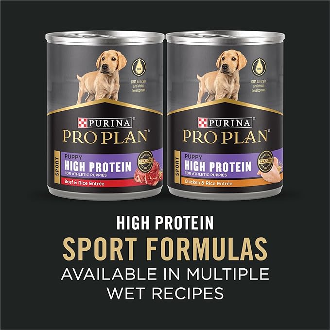 Purina Pro Plan Sport Development 30/20 Chicken and Rice Formula High Protein Dog Food for Puppies - 4 lb. Bag