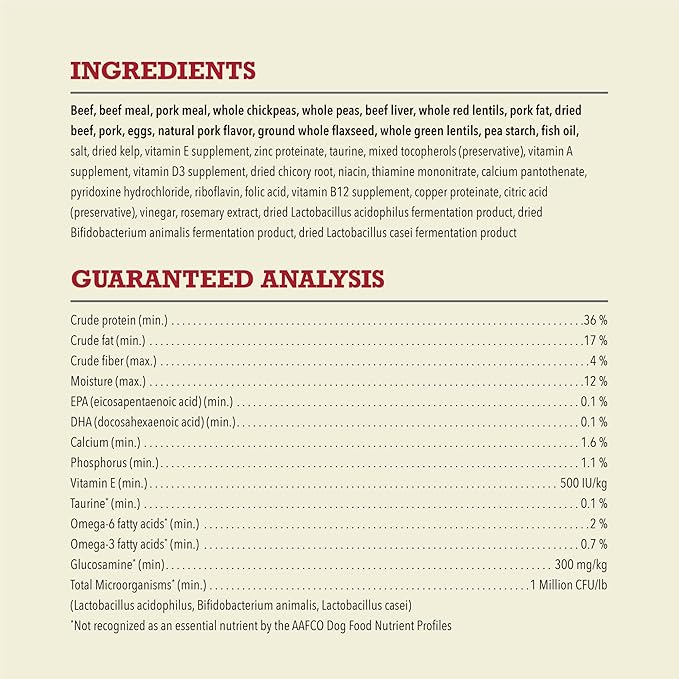ACANA Butcher’s Favorites Grain-Free Dry Dog Food Farm-Raised Beef & Liver Recipe 4lb Bag