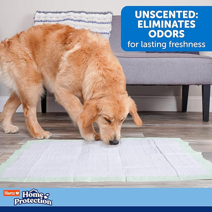 Hartz Home Protection Super Absorbent Odor Eliminating No Leaks Dog Pads, 50 Count