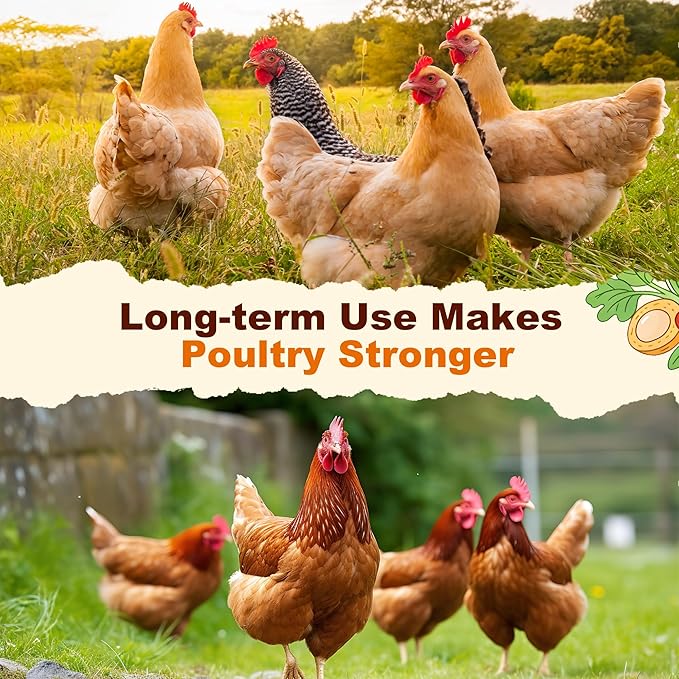 Natural Chicken Dewormer with Chili Powder, Herbal Poultry Care Blend, Safe for Laying Hens, 1 lb Bag