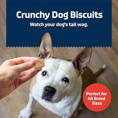Blue Buffalo Health Bars Mini Crunchy Dog Biscuits,Oven-Baked with Natural Ingredients,Bacon,Egg & Cheese,16-oz Bag,(Pack of 2)