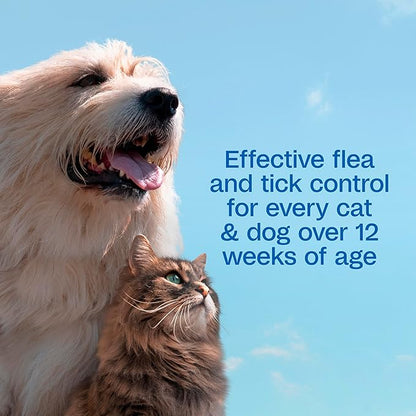 ADAMS Plus with Botanicals Flea & Tick Shampoo for Cats, Kittens, Dogs & Puppies, Flea Shampoo for Flea Infestations, Soothes & Conditions Dry Skin & Coat, Kills Fleas, Flea Eggs, Ticks & Lice, 16 oz
