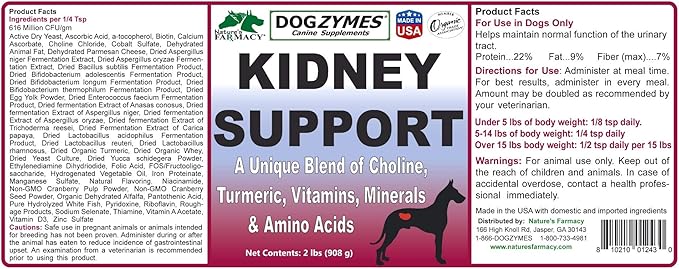 Dogzymes Kidney Support (2 Pound)