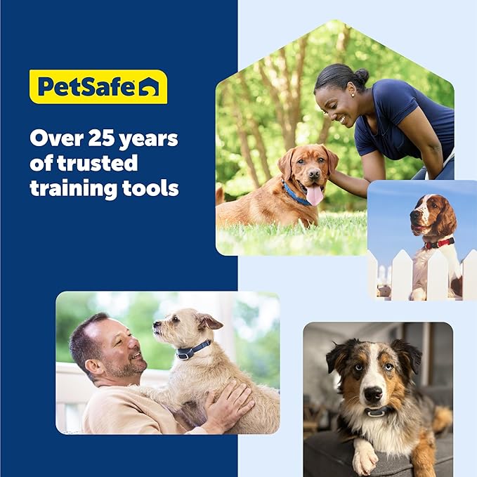 PetSafe Soft Point Training Collar - Comfortable No-Pull Adjustable Quick-Release Collar with Removable Soft Rubber Points - Pain-Free Training for Better Leash Manners - Large - Black