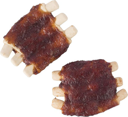 DreamBone Grill Masters Ribs, No-Rawhide Chews for Dogs, 5 Half Racks