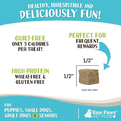 Raw Paws Freeze Dried Beef Liver Dog & Cat Treats (8-Ounce) - Made in USA - Small Liver Bites - Training & Diabetic Dog Treats