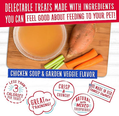 Charlee Bear Chicken Soup & Garden Veggie Dog Treats 16 oz. bag