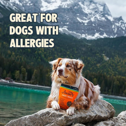 Jiminy's Chewy Cricket Training Treats for Dogs, Low Calorie, Hypoallergenic, Made in USA, 6oz, Pumpkin & Carrot (Pack of 1)