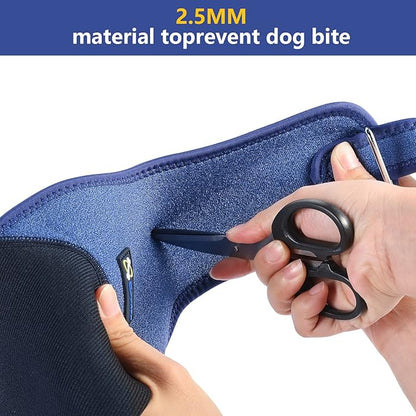 COODEO Dog Recovery Sleeve, Pet Wounds Prevent Licking, Bite, Keep Dry, Abrasion Resistant Dog Recovery Suit, Washable Neoprene 2.5mm Thick and Waterproof, Cone Collar Alternative (S)