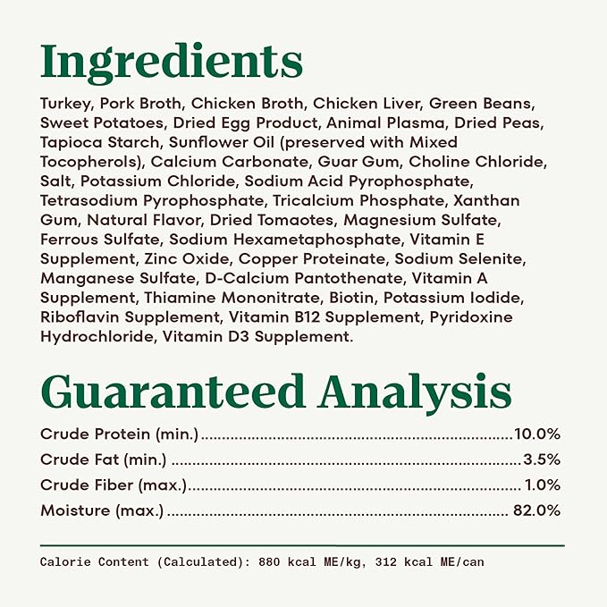 Nutro Hearty Stew Canned Wet Dog Food, Natural Grain Free Dog Food Wet Cuts in Gravy Roasted Turkey with Green Bean & Sweet Potato Stew, 12.5 oz. Cans (12 Count, Pack of 2)