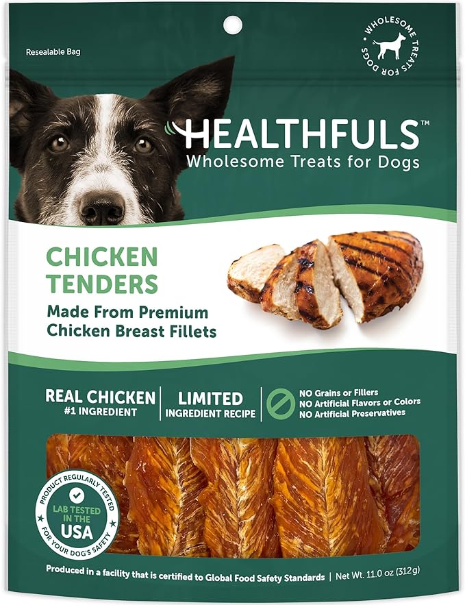 Healthfuls Chicken Tenders Dog Treats, 11oz