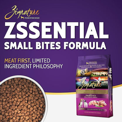 Zignature Zssential Limited Ingredient Formula Small Bites Dry Dog Food 12.5lb
