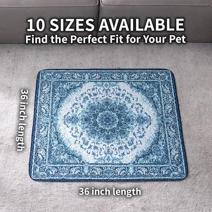 Washable Pee Pads for Dogs, Reusable Puppy Potty Training Pads, Ultra-Absorbent Thick Waterproof Leak-Proof Non-Slip Pads & Mat for Crate, Playpen, Floor, Whelping & Housebreaking , 2 Pack 36"x36"