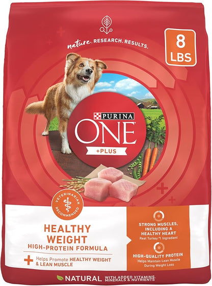 Purina ONE Plus Healthy Weight High-Protein Dog Food Dry Formula - 8 lb. Bag