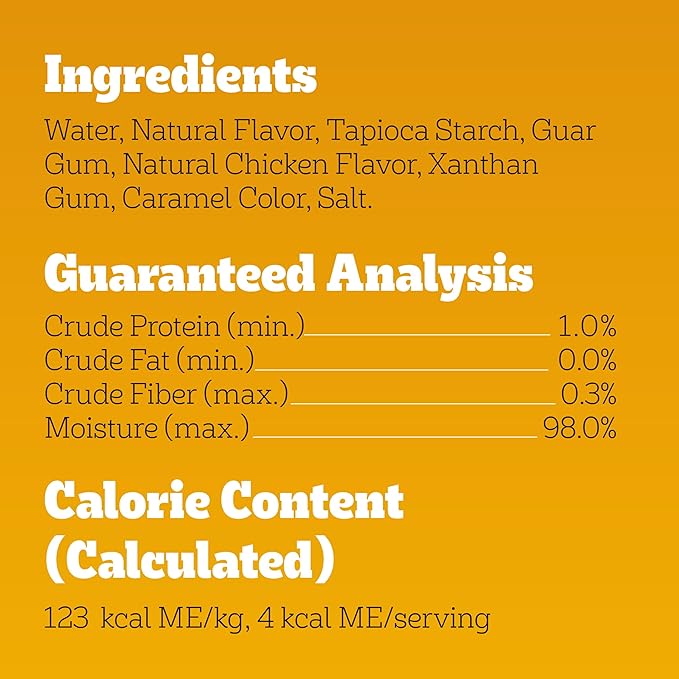 Pedigree Drizzlers for Dogs, Wet Dog Food Gravy Savory Sauce, Natural Chicken Flavor, 60g Dual-Serving Pouch (22 Count, 44 Servings Total)