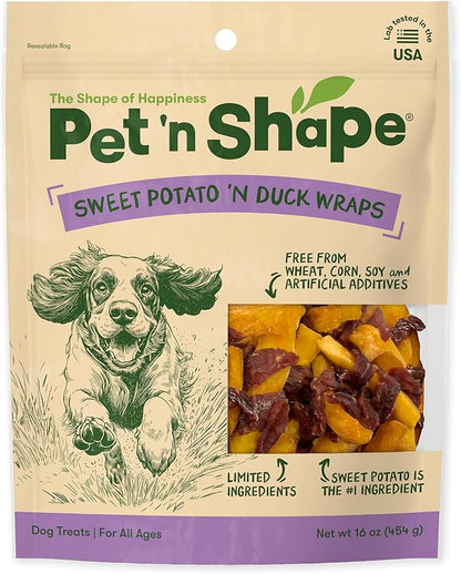 Pet 'n Shape Sweet Potato Chews Jerky Dog Treats - 16 Ounce