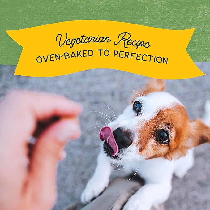 Natural Balance Limited Ingredient Rewards Crunchy Biscuits, Bite-Size Vegetarian Dog Treats for Small-Breed Adult Dogs, Peanut Butter Recipe, 8 Ounce (Pack of 2)