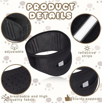 Adjustable Dog Neck Brace Offers Support for Pets Neck Pain Injury Relief Soft Support Cervical Vertebral Sprains and Instability Brace Collar for Dogs(XL)