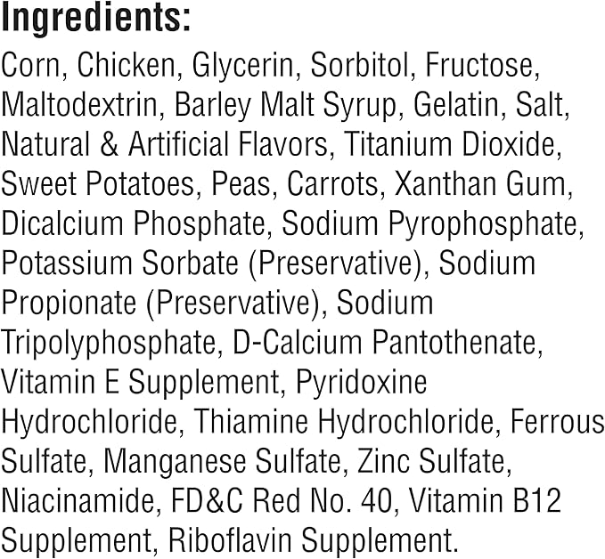 DreamBone DreamChips, Rawhide Free Dog Chews Made with Real Chicken and Vegetables, 24 Count