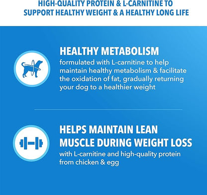 IAMS Proactive Health, Dry Dog Food, Adult Dog Food Dry Recipe for Healthy Weight, with Chicken, 29.1 Lb. Bag