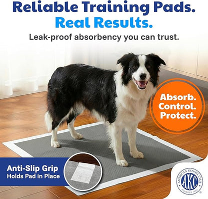 American Kennel Club Carbon-Activated Puppy Training Pads – 50 Count, 28 x 30, XL