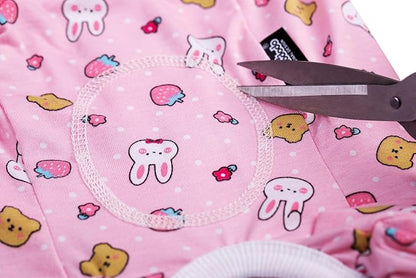 Pink Dog Recovery Suit Female Male For Small Medium Dogs,Dog Surgical Recovery Suite Bodysuit After Surgery Zipper On Back Puppy Cat Long Sleeve Onesies Bodysuit After Surgery Wound Protective