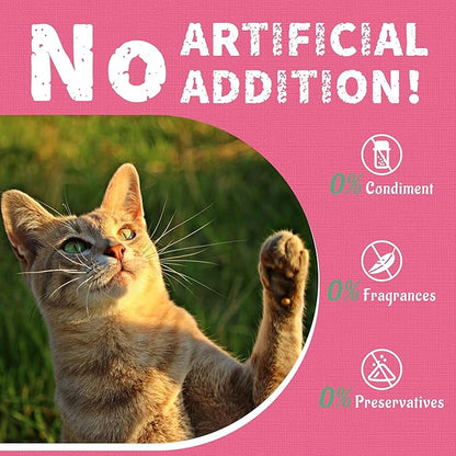 Just Try 36 OZ Urinary Tract Cat Treats for Indoor Cats Health Supplement Cranberry & D-Mannose for Kidney Bladder UT Support Salmon Flavor Crunchy Chews