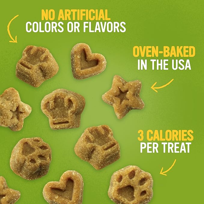 Blue Dog Bakery Natural Dog Treats, Perfect Trainers, Low Calorie Dog Training Treats, Chicken & Cheese Flavor, 6oz, 8 Count
