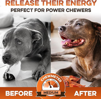BRUTUS & BARNABY Pig Ear Halves for Dogs, 40 Ct. – All-Natural Single Ingredient Dog Chews, Slow Cooked & Fully Digestible Rawhide Alternative