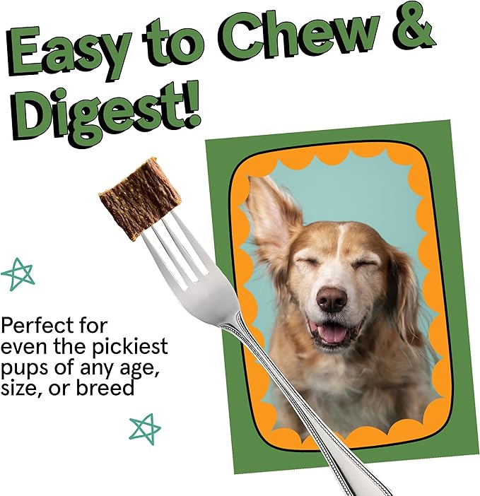 TRMC Real Meat Air Dried Dog Food w/Real Beef - 2lb Bag of USA-Crafted Grain-Free Real Meat Dog Food Sourced from Hormone-Free, Free-Range, Grass-Fed Beef - Digestible, All Natural, High Protein Beef