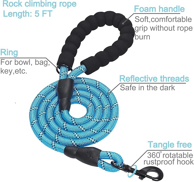 haapaw Martingale Dog Collar with Quick Release Buckle Reflective Dog Training Collars for Small Medium Large Dogs