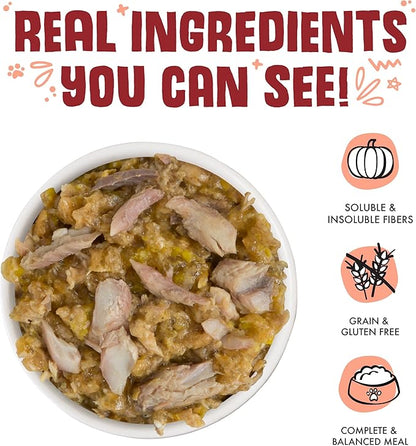 Weruva Classic Dog Food, Marbella Paella with Mackerel & Pumpkin in Aspic, 5.5Oz Can (Pack of 24)