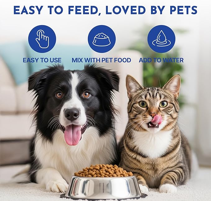 Dog & Cat Bladder Support & Kidney Stone Relief, Bladder Kidney Stones Dissolver, Urinary Tract Supplements for Pet, Herbal Powder for Dog UTI Treatment & CatUrinary Health,Urinary Free The Flow,50g