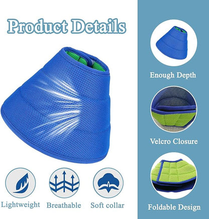 Soft Cone for Dogs to Stop Licking, Dog Cone Alternative, Collars for Large/Medium Pet, Adjustable Dog Surgery Collar, Pet E-Collar Alternative Anti-Bite Lick Protective Wound