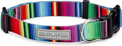 Lucky Love Dog - Adjustable Dog Collar with Easy Click Buckle for Small Dogs, Durable, & Comfortable for Male & Female Dogs, Pet Collar for Puppies & Adult Ones - Nacho, XS