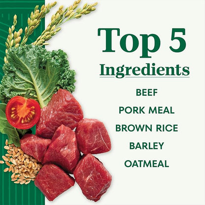 Nutro Natural Choice Dry Dog Food, Adult Dog Food Dry Beef and Brown Rice Recipe, 4.5 lbs.