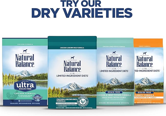 Natural Balance Limited Ingredient Mini-Rewards Salmon Grain-Free Dog Training Treats for Dogs | 5.3 Ounce Canister (Pack of 2)
