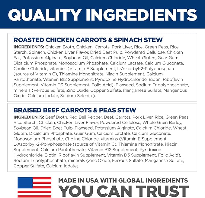 Hill's Science Diet Adult 1-6 Healthy Cuisine Wet Dog Food Variety Pack, Chicken & Beef, 12.5 oz. Cans, 12-Pack