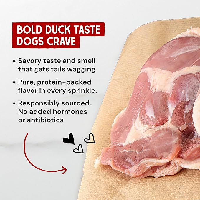 Stella & Chewy's Freeze-Dried Raw Marie's Magical Dinner Dust - Premium Duck & Turkey Dog Food Topper with Organic Fruits-& Vegetables - Perfect for Picky Eaters - 7oz,(Pack of 2)