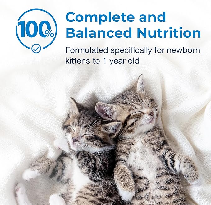 PetAg KMR Kitten Milk Replacer Liquid - 16 oz - Ready-to-Feed Formula with Vitamins for Newborn Kittens to 1 Year - Easy to Digest