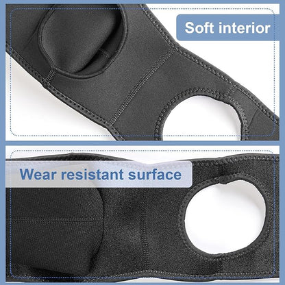 Coodeo Dog Recovery Suit, Cone Collar Alternative, Abrasion Resistant Dog Recovery Sleeve, Washable 2.5mm Thick and Waterproof, Pet Wounds Prevent Licking, Bite, Keep Dry (Black, L)