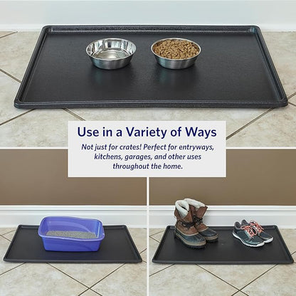 MidWest Homes for Pets Replacement Pan 36 Inch Long Midwest SUV Dog Crate; 35.44L x 20.08W x 1.19H Inches; 23PAN; Black